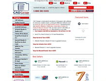 Tablet Screenshot of cadgarage.com